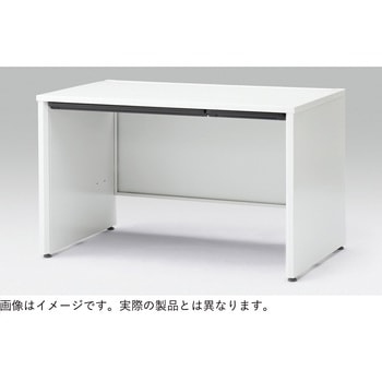 CZRデスク 対向配線用平机 センター引出しなし パネル脚 W1400×D800<配送時組立サービス付> イトーキ