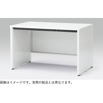 CZRデスク 対向配線用平机 センター引出しなし パネル脚 W1400×D800<配送時組立サービス付> イトーキ