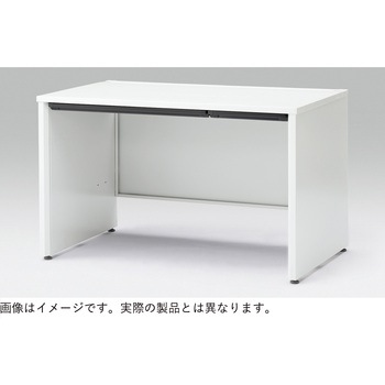 CZRデスク 対向配線用平机 センター引出しなし パネル脚 W1400×D800<配送時組立サービス付> イトーキ