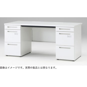 CZR TypeS 両袖デスク ダイヤル錠 浅型センター引出しなし W1500×D700<配送時組立サービス付> イトーキ