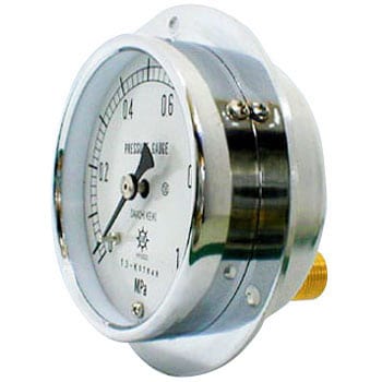 一般型圧力計 DU 3/8 75×1MPa(ウメコミ) 第一計器 汎用圧力計 【通販