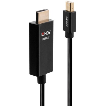 LINDY Mini DisplayPort to HDMI 2.0 HDR アクティブ変換ケーブル LINDY