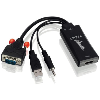 LINDY VGA+オーディオ to HDMI 1080p 変換アダプタ LINDY