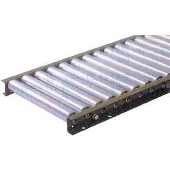 ストレート_100×2.0×500W スチール製ローラーコンベヤ TS-S38型