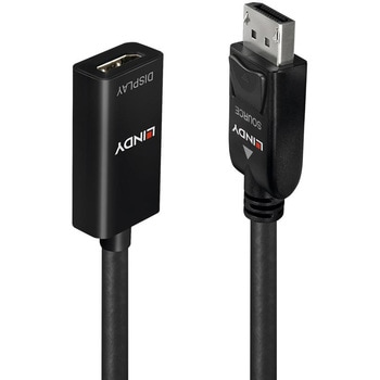 LINDY DisplayPort 1.2 to HDMI 2.0 HDR アクティブ変換アダプタケーブル LINDY