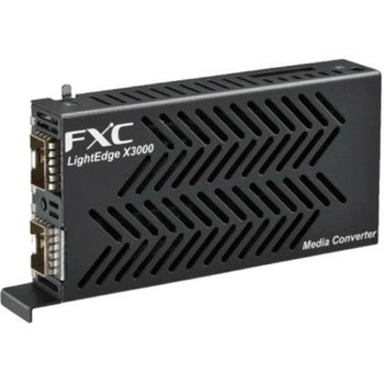 Ethernet OAM対応 100BASE-FX/1000BASE-X(SFP スロット)to 100BASE-FX/1000BASE-X(SFP スロット)メディアコンバータ(日本製) FXC