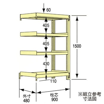 中量ラック(中量5Mタイプ) 瀬戸内スチール(原田鋼業)