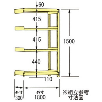 中軽量ラック200kg 瀬戸内スチール(旧:原田鋼業)