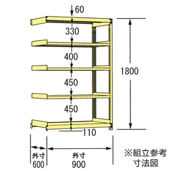 中軽量ラック200kg 瀬戸内スチール(原田鋼業)