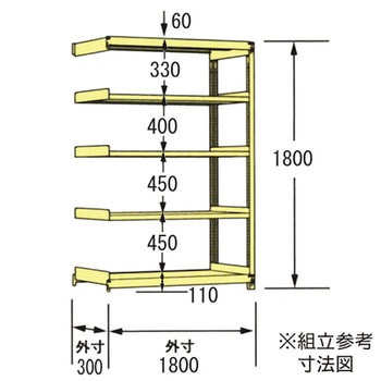 中軽量ラック200kg 瀬戸内スチール(原田鋼業)