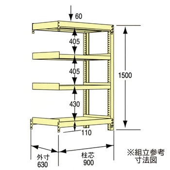 中量ラック(中量5Mタイプ) 瀬戸内スチール(原田鋼業)