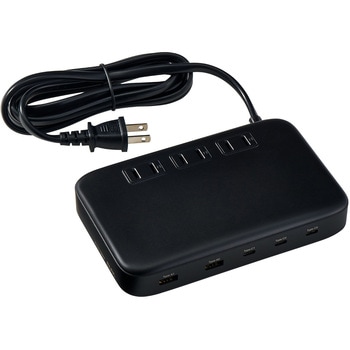 平形USBタップPD65W 黒 ELPA