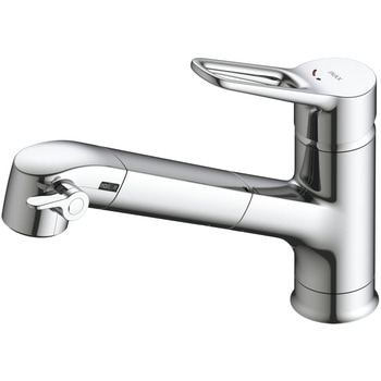 キッチン用 浄水器内蔵シングルレバー混合水栓 ワンホールタイプ ハンドシャワー付 INAX(LIXIL)