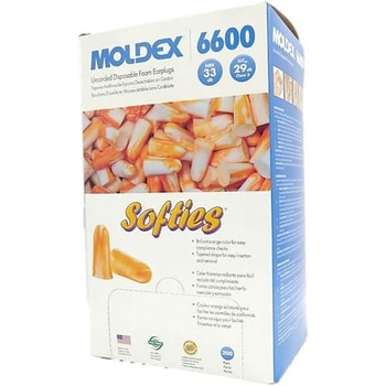 MOLDEX 使い捨て耳栓 6600 Softies 200ペア(1小箱) Moldex(モルデックス)