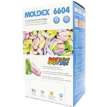 MOLDEX 使い捨て耳栓 6604 SparkPlugs 200ペア(1小箱) Moldex(モルデックス)