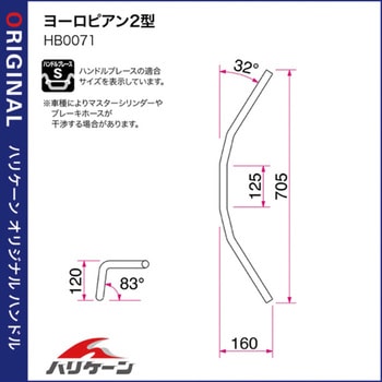 ヨーロピアン2型 ハンドルSET ハリケーン