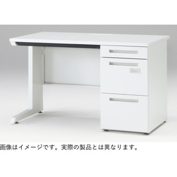 CZR TypeS 片袖デスク ロングレールタイプ ダイヤル錠 浅型センター引出しなし W1800×D800<配送時組立サービス付> イトーキ