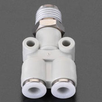 8mmX3/8PT[PT付]Y型ユニオン エスコ