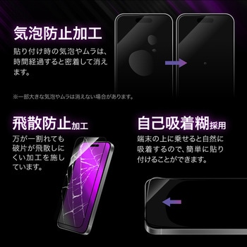 iPhone 16 Pro Max ガラスフィルム「GLASS PREMIUM FILM」全面保護 超強度・耐衝撃3倍 高透過 約95% LEPLUS NEXT