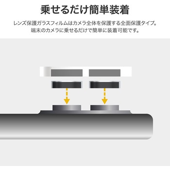 iPhone 16 Pro/iPhone 16 Pro Max レンズ保護ガラスフィルム 全面保護 ゴリラガラス 超高透過 約98% LEPLUS NEXT