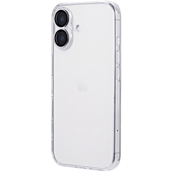 iPhone 16 カメラレンズ保護ガラスハイブリッドケース 「UTILO All Cover Glass」 クリア 耐衝撃 TPU - LEPLUS NEXT