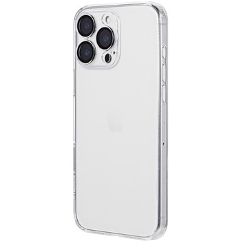 iPhone 16 Pro Max カメラレンズ保護ガラスハイブリッドケース 「UTILO All Cover Glass」 クリア 耐衝撃 TPU LEPLUS NEXT