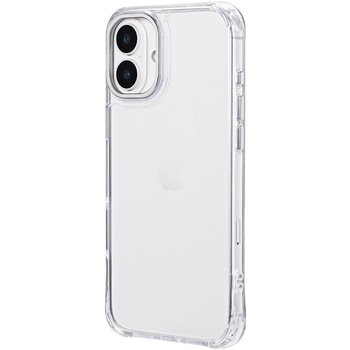 iPhone 16 Plus カメラ保護ハイブリッドケース 「mycam」 シルバー 耐衝撃 TPU LEPLUS NEXT