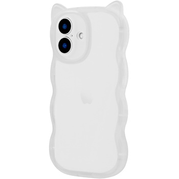 iPhone 16 猫耳・耐衝撃ハイブリッドケース 「nyamy」TPU LEPLUS NEXT