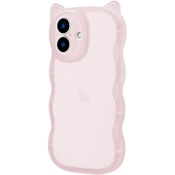 iPhone 16 猫耳・耐衝撃ハイブリッドケース 「nyamy」TPU LEPLUS NEXT