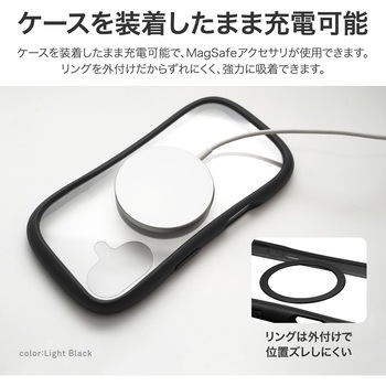 iPhone 16 高速充電対応・耐傷・耐衝撃ハイブリッドケース 「ViAMO charge」 ストラップホール付 TPU LEPLUS NEXT