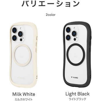 iPhone 16 Pro 高速充電対応・耐傷・耐衝撃ハイブリッドケース 「ViAMO charge」 ストラップホール付 TPU LEPLUS NEXT