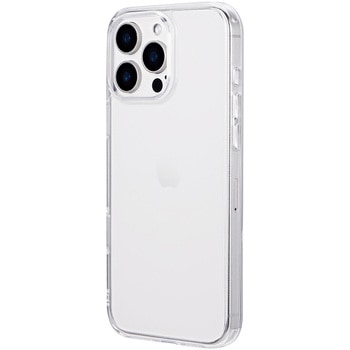 iPhone 16 Pro Max 耐傷・ガラスハイブリッドケース 「UTILO Hybrid Glass」 クリア 耐衝撃 ストラップホール付 TPU LEPLUS NEXT