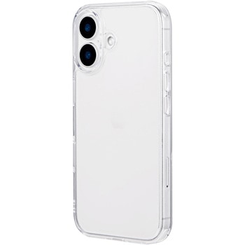 iPhone 16 耐傷・耐衝撃ハイブリッドケース 「UTILO Hybrid」 クリア ストラップホール付 TPU LEPLUS NEXT