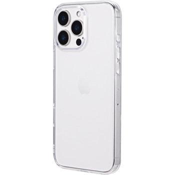 iPhone 16 Pro Max 耐傷・耐衝撃ハイブリッドケース 「UTILO Hybrid」 クリア ストラップホール付 TPU LEPLUS NEXT