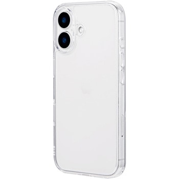 iPhone 16 超硬・耐傷・耐衝撃ハイブリッドケース 「UTILO Hybrid 7H」 クリア ストラップホール付 TPU LEPLUS NEXT