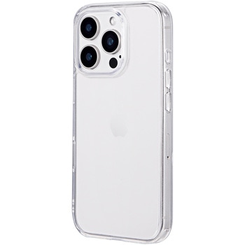 iPhone 16 Pro 超硬・耐傷・耐衝撃ハイブリッドケース 「UTILO Hybrid 7H」 クリア ストラップホール付 TPU LEPLUS NEXT