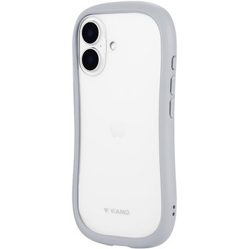 iPhone 16 耐傷・耐衝撃ハイブリッドケース 「ViAMO freely」 ストラップホール付 TPU LEPLUS NEXT