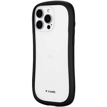 iPhone 16 Pro Max 耐傷・耐衝撃ハイブリッドケース 「ViAMO freely」 ネイビー ストラップホール付 TPU LEPLUS NEXT