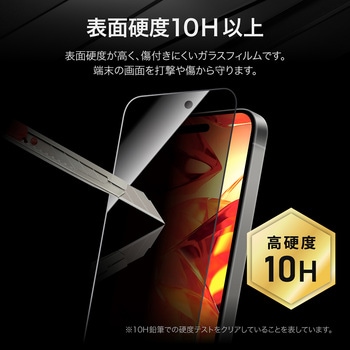 iPhone 16 Plus ガラスフィルム「GLASS PREMIUM FILM Lite」 覗き見防止180° LEPLUS NEXT