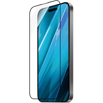 iPhone 16/iPhone 15 ガラスフィルム「GLASS PREMIUM FILM」全面保護 ソフトフレーム ブルーライトカット LEPLUS NEXT