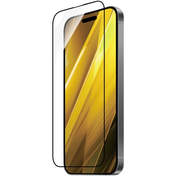 LN-IP24FGF iPhone 16 Pro ガラスフィルム「GLASS PREMIUM FILM」全面