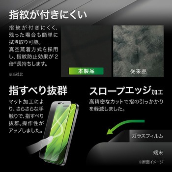 iPhone 16/iPhone 15 ガラスフィルム「GLASS PREMIUM FILM」全面保護 ソフトフレーム 反射防止 LEPLUS NEXT