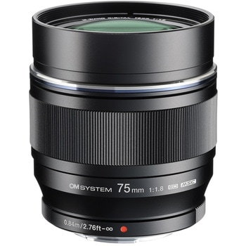 交換レンズ ED 75mm F1.8 BLK OM SYSTEM