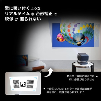 4K3色レーザー搭載ジンバル一体型プロジェクター JMGO