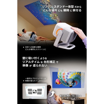 FHD3色レーザー搭載ジンバル一体型プロジェクター JMGO