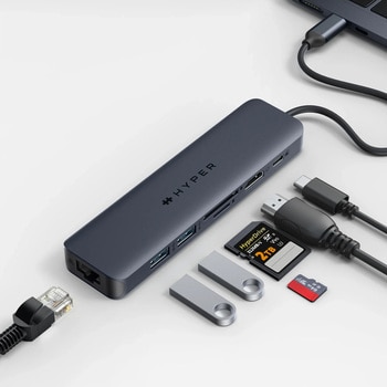 HyperDrive Next 7 Port USB-C ハブ HYPER