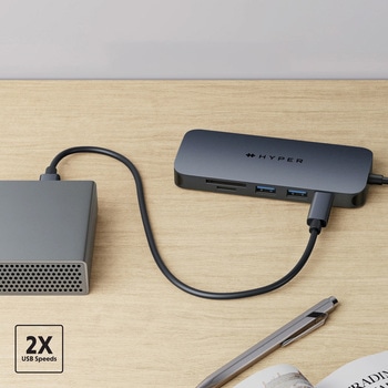 HyperDrive Next 8 Port USB-C ハブ HYPER