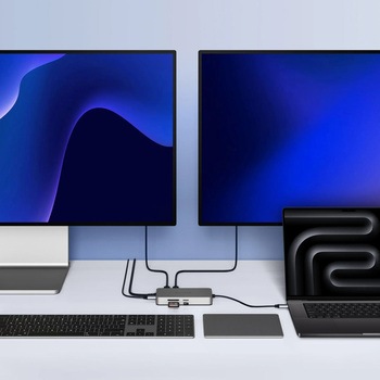 HyperDrive Next Dual 4K HDMI 10 Port USB-C ハブ For M1， M2， and M3 MacBooks HYPER
