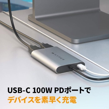 HyperDrive デュアル4K HDMIアダプタ for M1/M2/M3 MacBook HYPER