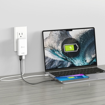 65W GaN Slim PD USB-C 2-Port Charger j5 create